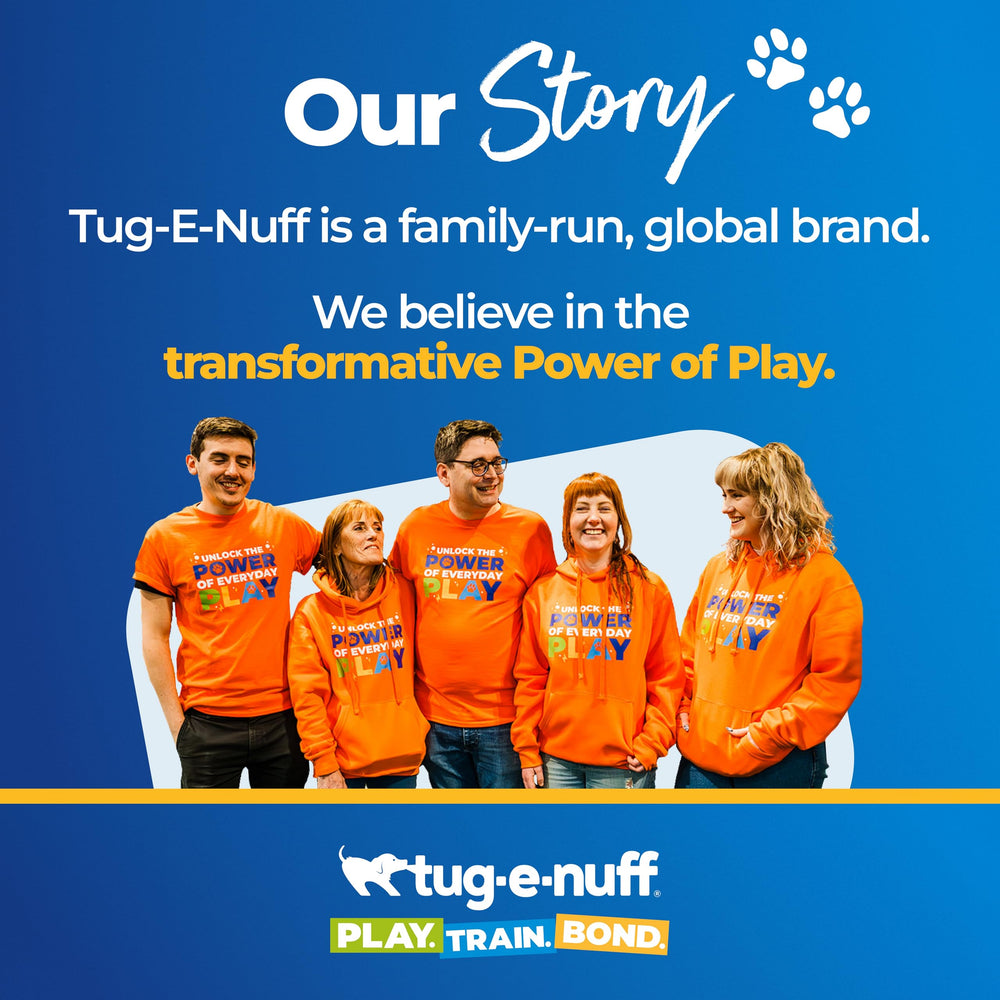 Tug-E-Nuff utilisation exterieure : idéal pour entraînement et sorties canines actives.