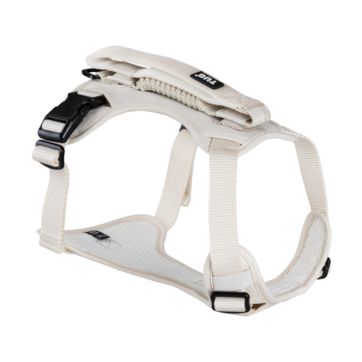 Harnais TUG Grab avec laisse integree pour un controle rapide.