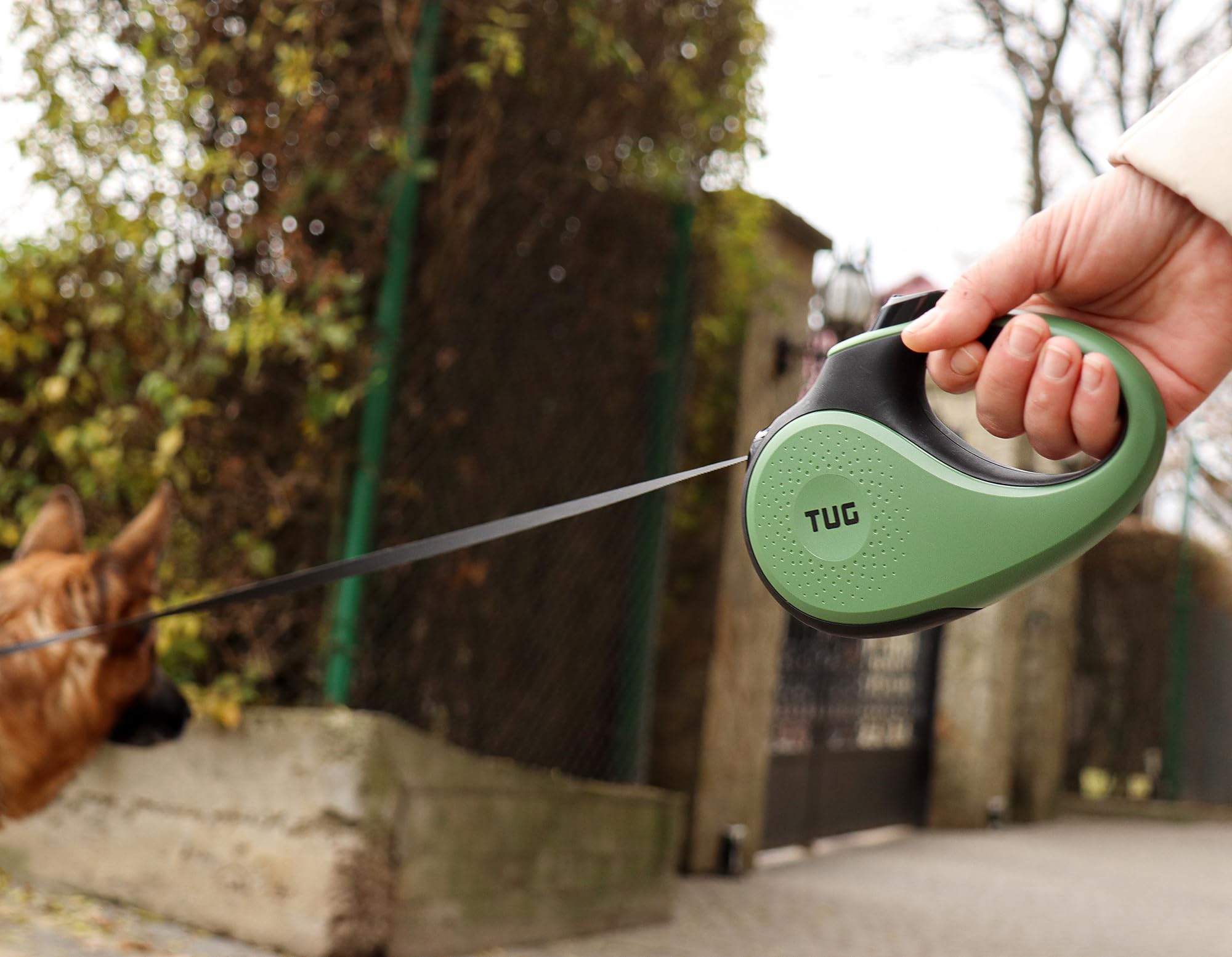 TUG nylon 16 pieds vert, durabilité et longueur pour les balades quotidiennes.