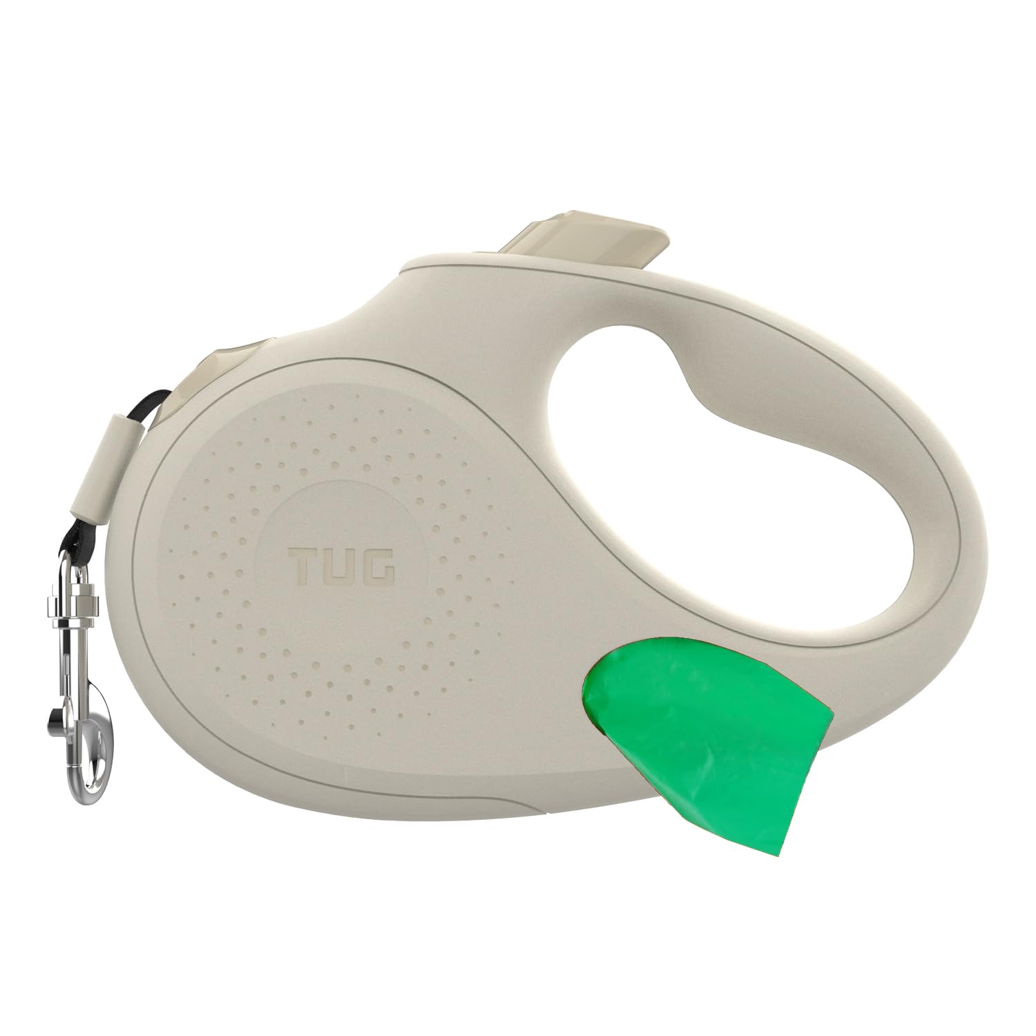 TUG Oval 360°: laisse rétractable sans enchevêtrement pour balades quotidiennes.