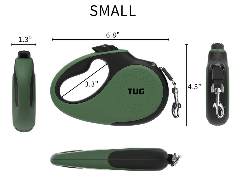 Poignee ergonomique anti-glisse de TUG offre une prise sûre toute la balade.