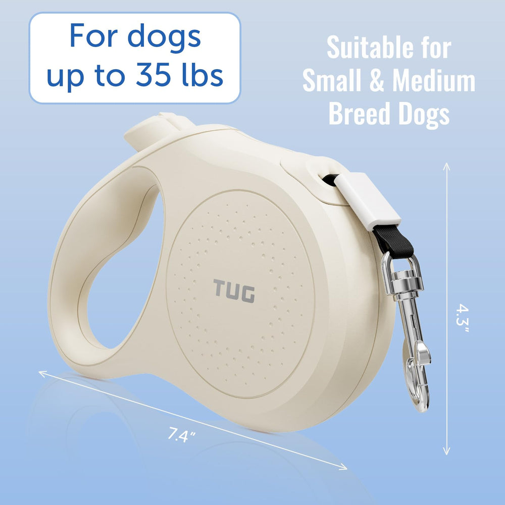 Conçu pour chiens moyens et petits jusqu'à 55 lb, avec style crème.