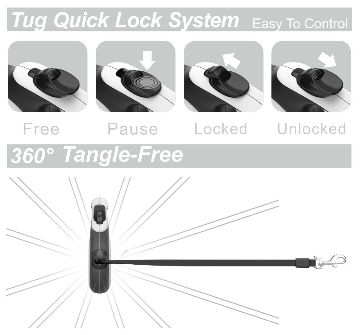 TUG Tiny: prise confortable et ergonomique pour les longues balades.