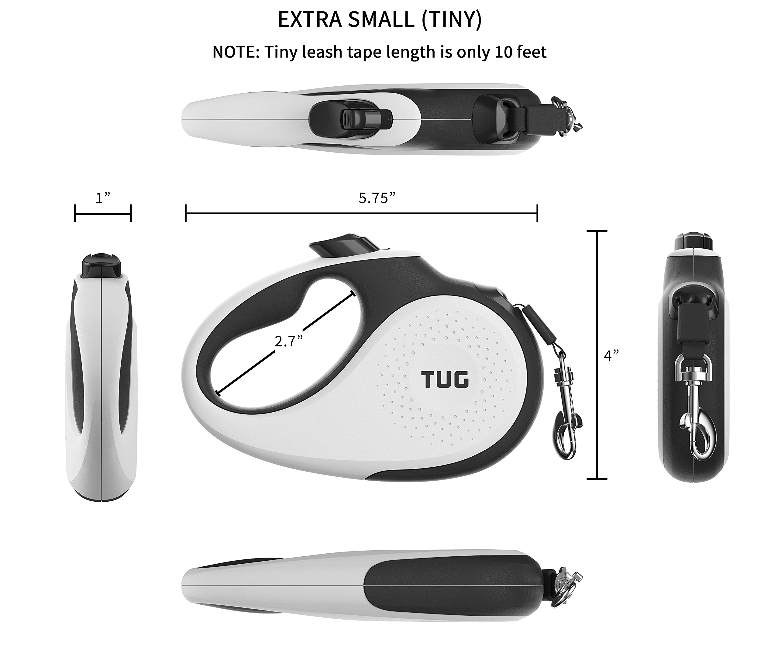 TUG Tiny: verrouillage à une main pour un contrôle rapide.