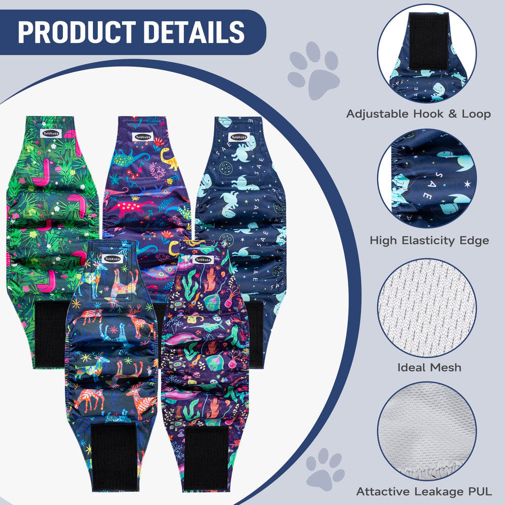 Bandes Tuiskusa mâle-chien tailles multiples pour tous les gabarits