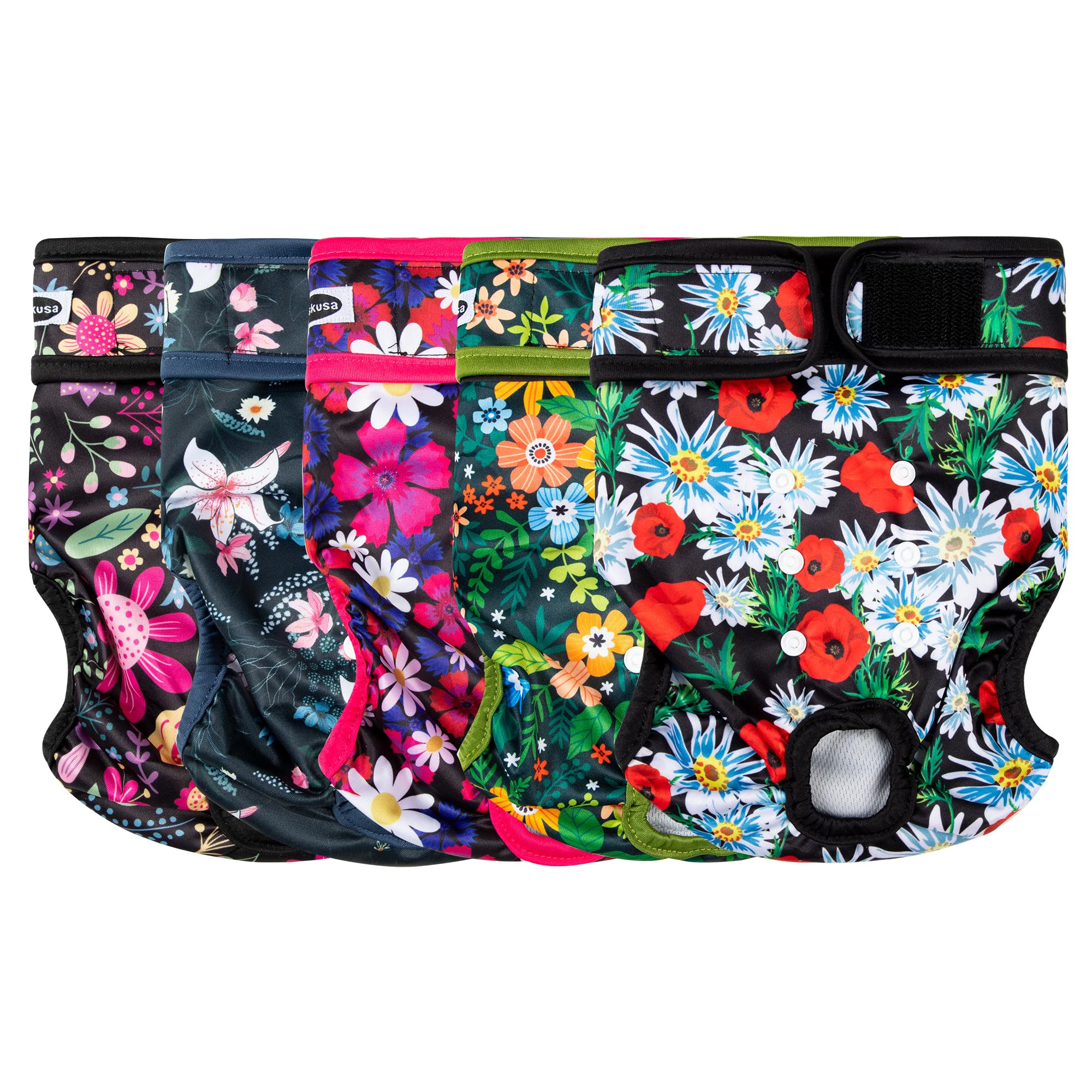 Tuiskusa couches femelles ajustables pour chien, protection contre les fuites