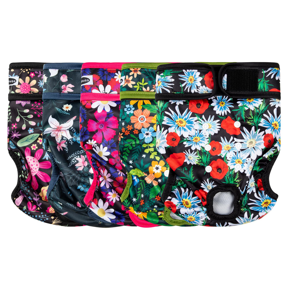 Tuiskusa couches femelles ajustables pour chien, protection contre les fuites