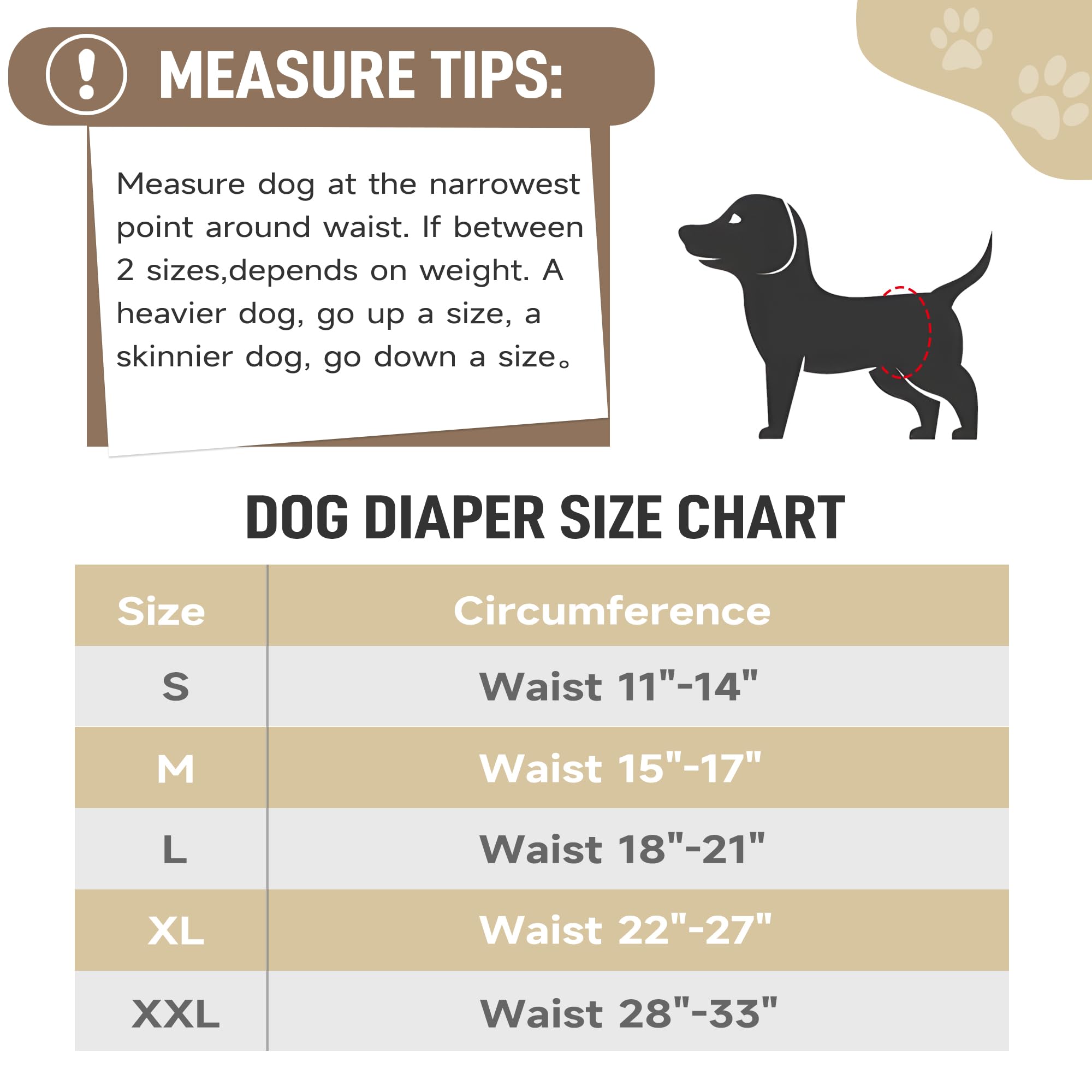 Tuiskusa design confortable pour chien mâle, évite frottements.