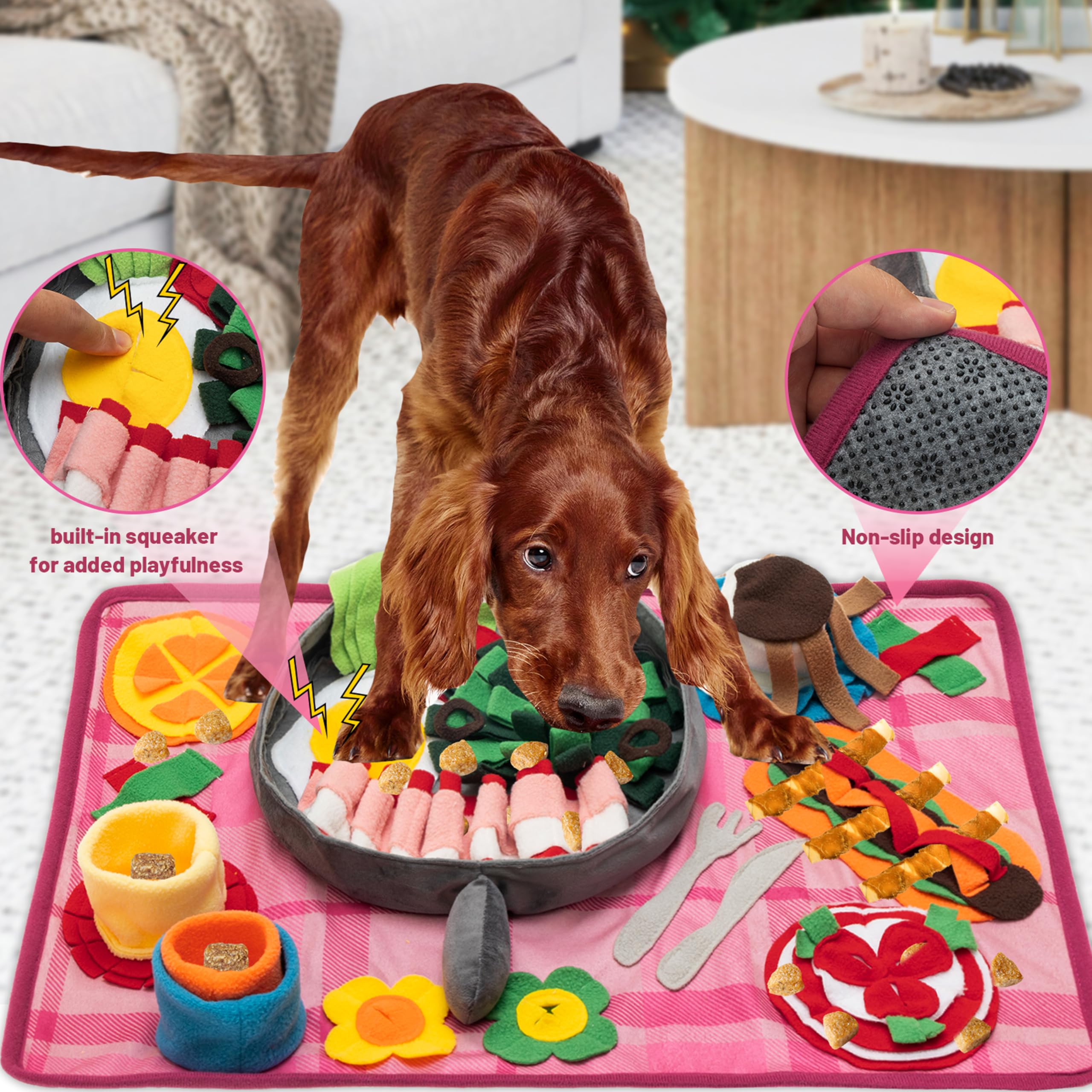 Snuffle Mat TUKOAW lavable en machine, entretien facile