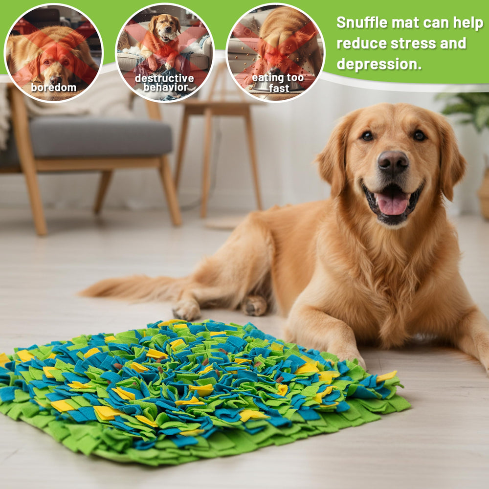 TUKOAW Tapis jeu interactif: exploration olfactive pour chiens et chats.