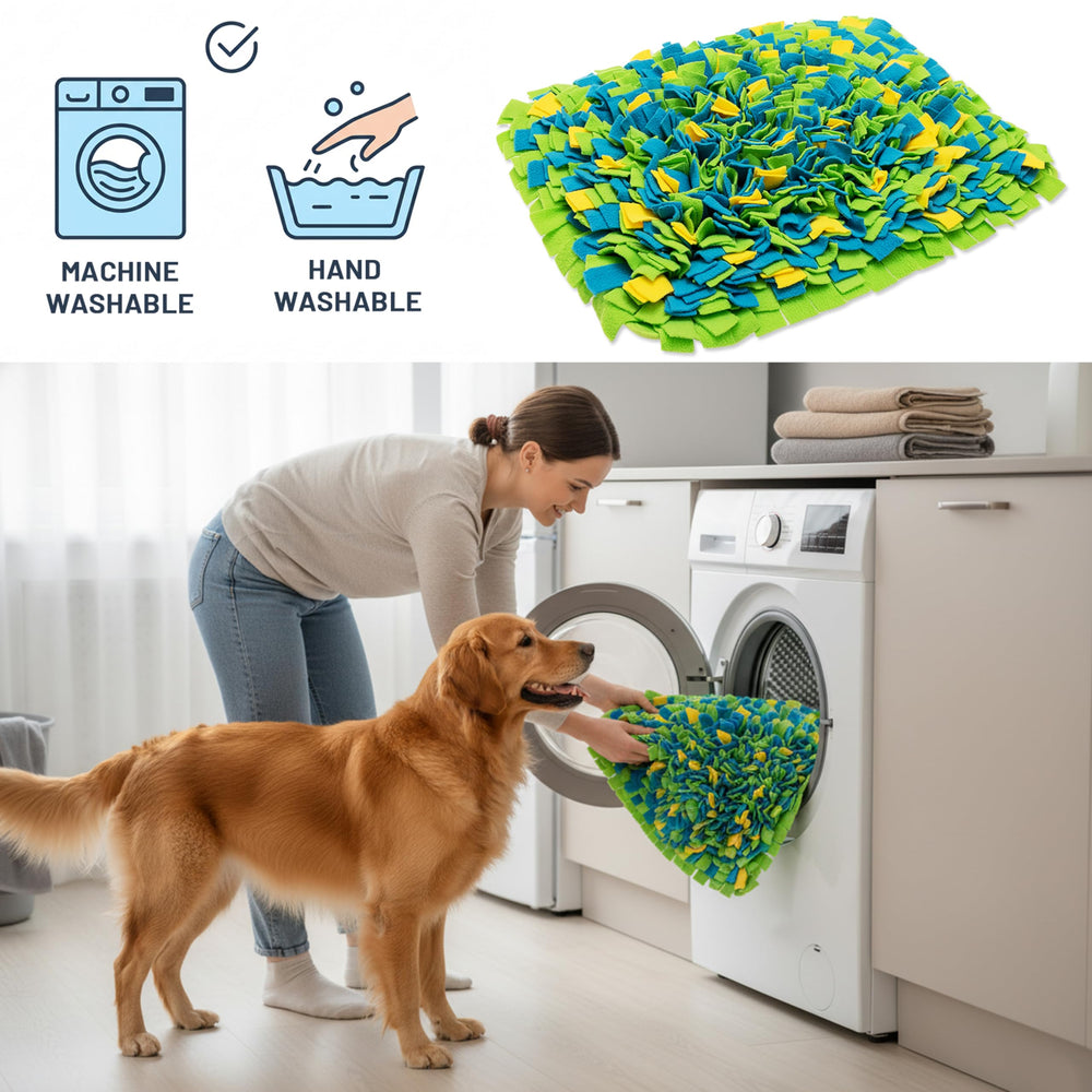 TUKOAW Tapis nettoyage facile: lavage machine ou à la main.