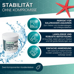Tunze Coral Gum Instant application dans l’aquarium, facile et rapide