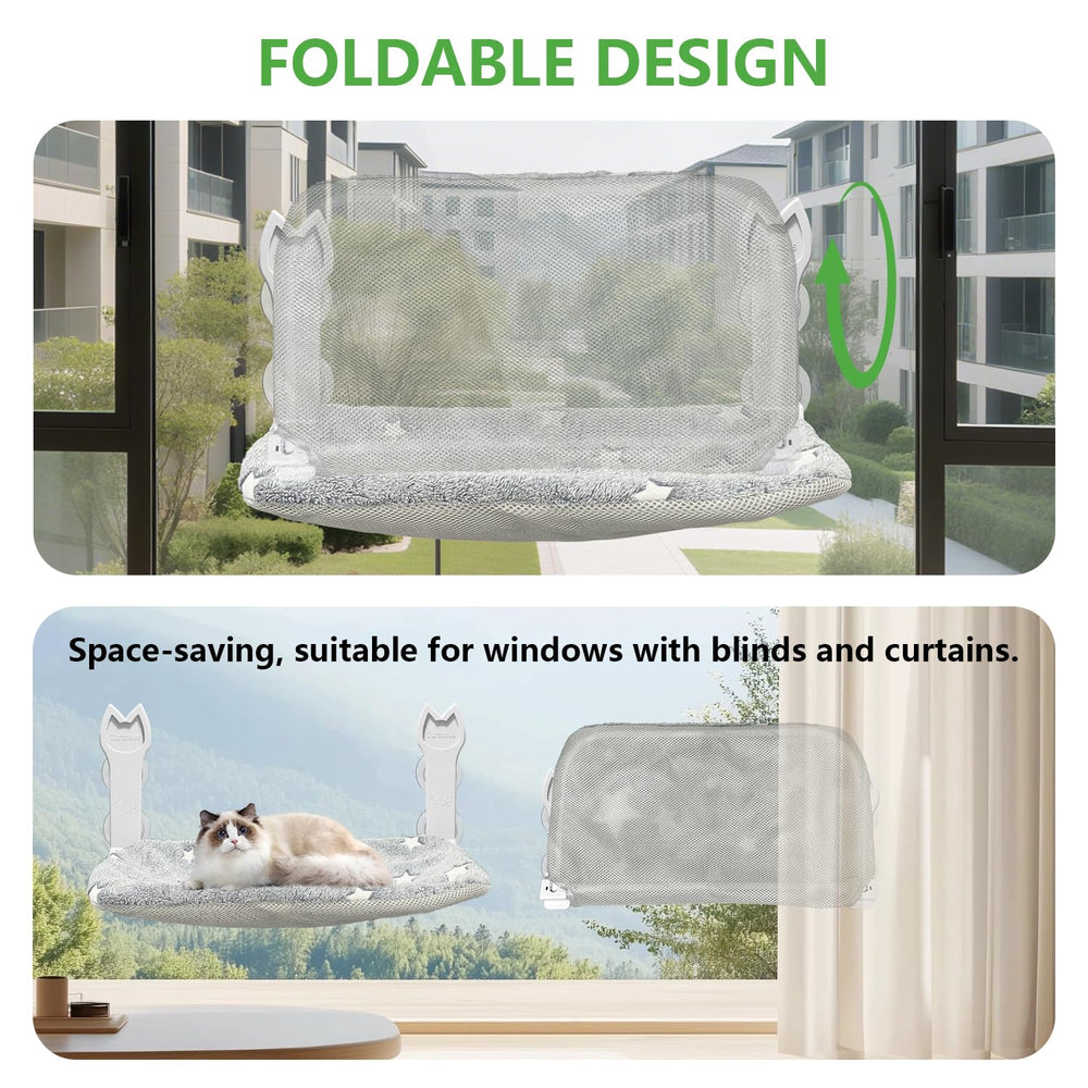 Design pliable Turbosus-perchoir-chat, rangement rapide.
