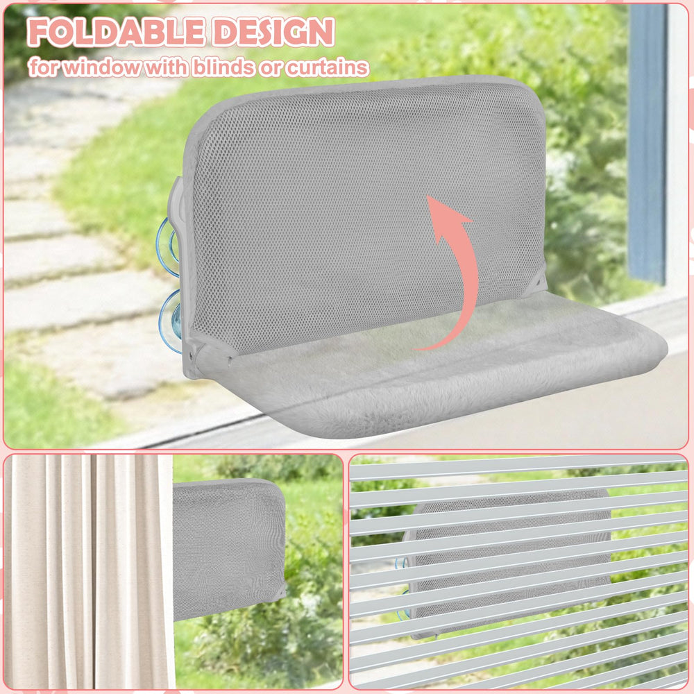 Turbosus Hamac fenêtre, dimensions environ 61x35x24 cm, ajustement facile.
