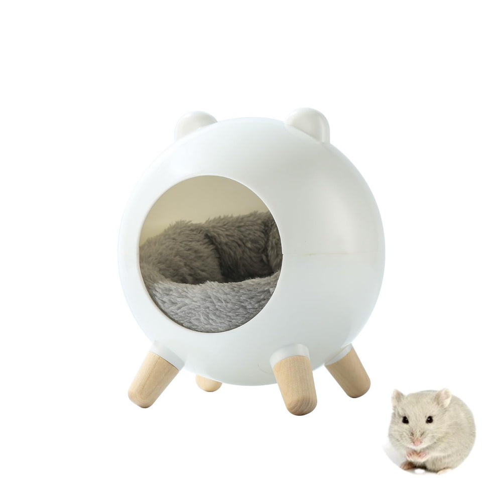 Cachette TUTU&LELE pour hamster avec peluche chaude pour repos.