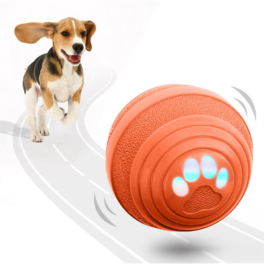 TVM Balle interactive orange pour divertir votre chien pendant le jeu.
