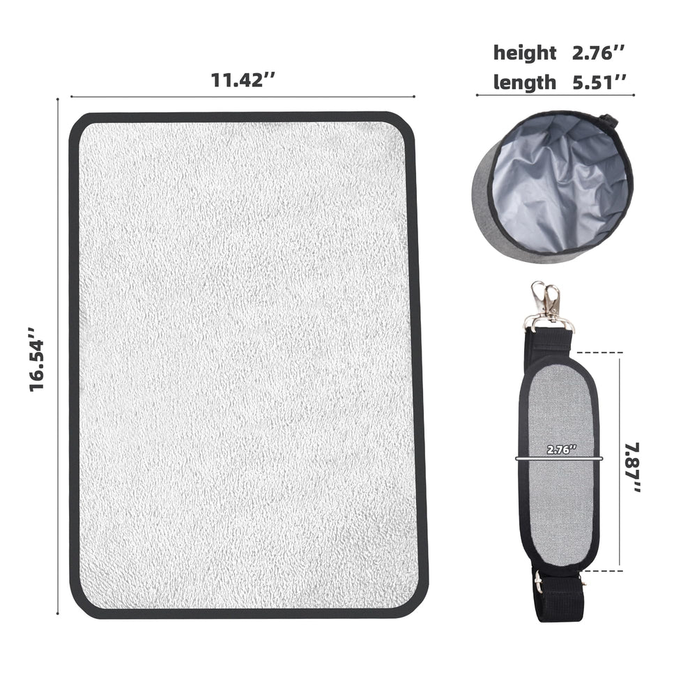 TWDEPART sac pour chat bol pliable et coussin inclus pour confort.
