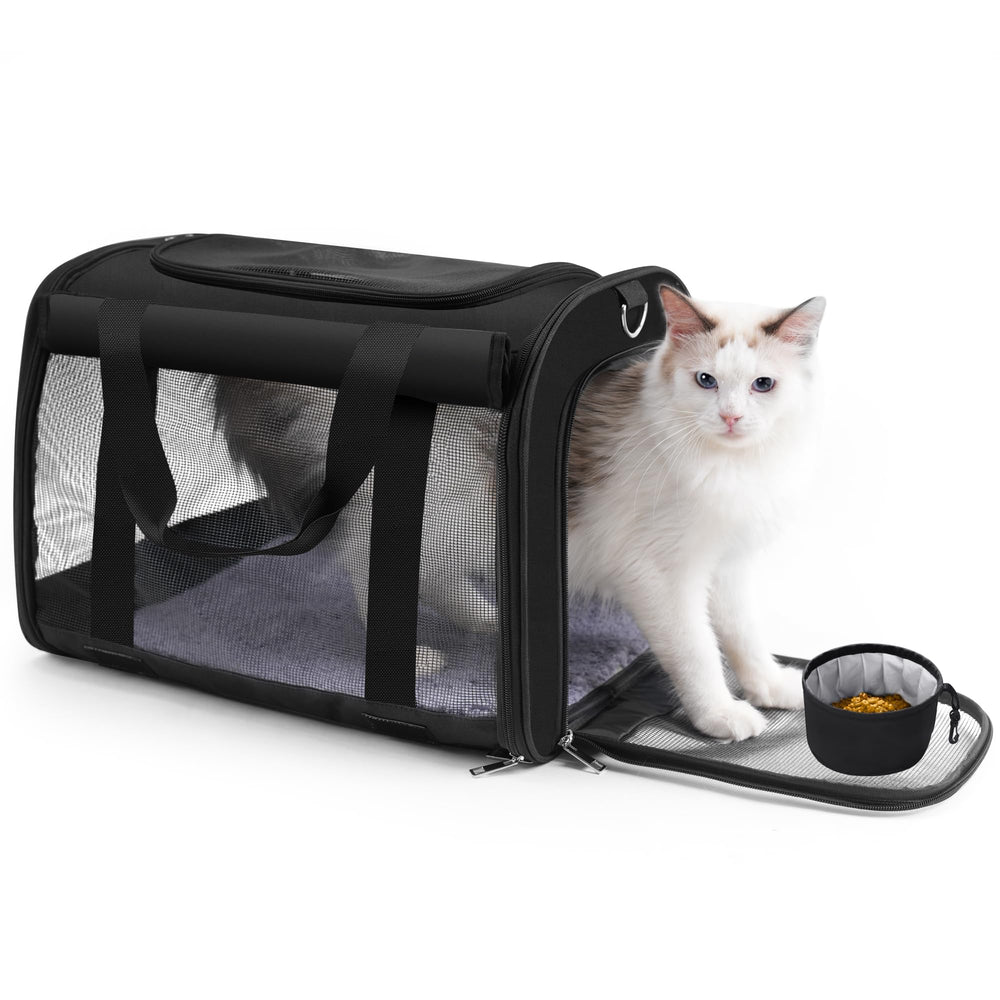 TWDEPART sac-chat-portable avec design ferme pour voyage sûr et confortable.