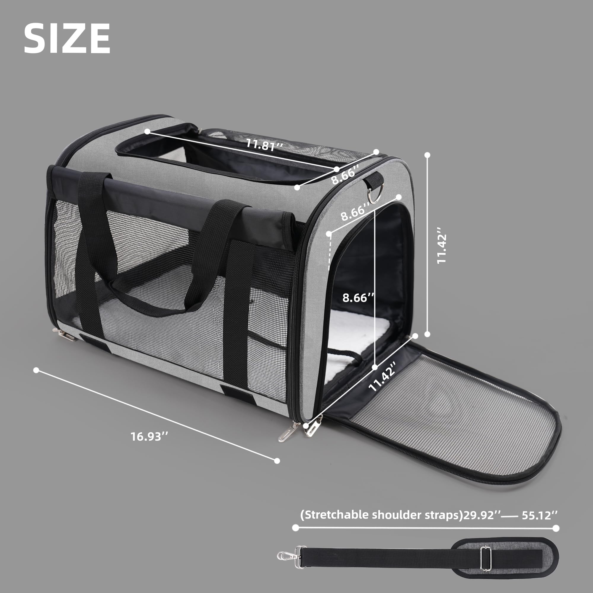 TWDEPART sac chat usage voyage, pratique et polyvalent.