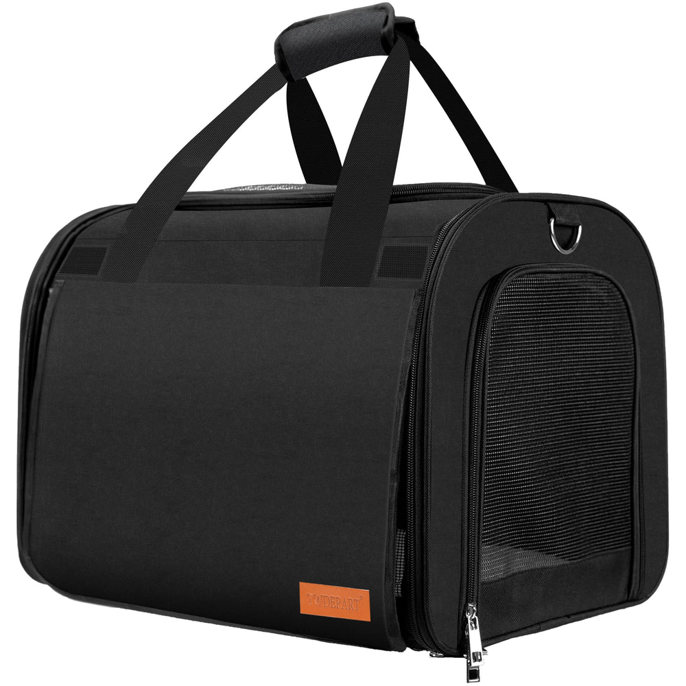TWDEPART sac-chat-ventilation-mesh-large assure une excellente aération pour chats lors des trajets.