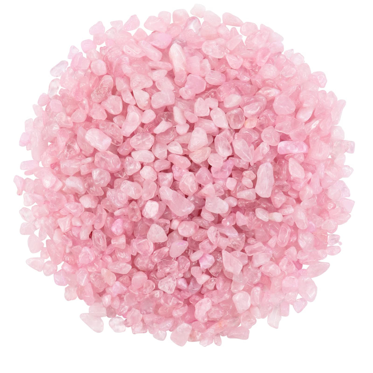 Twdrer éclats rose clair, petits, idéal pour pots et centres de table.