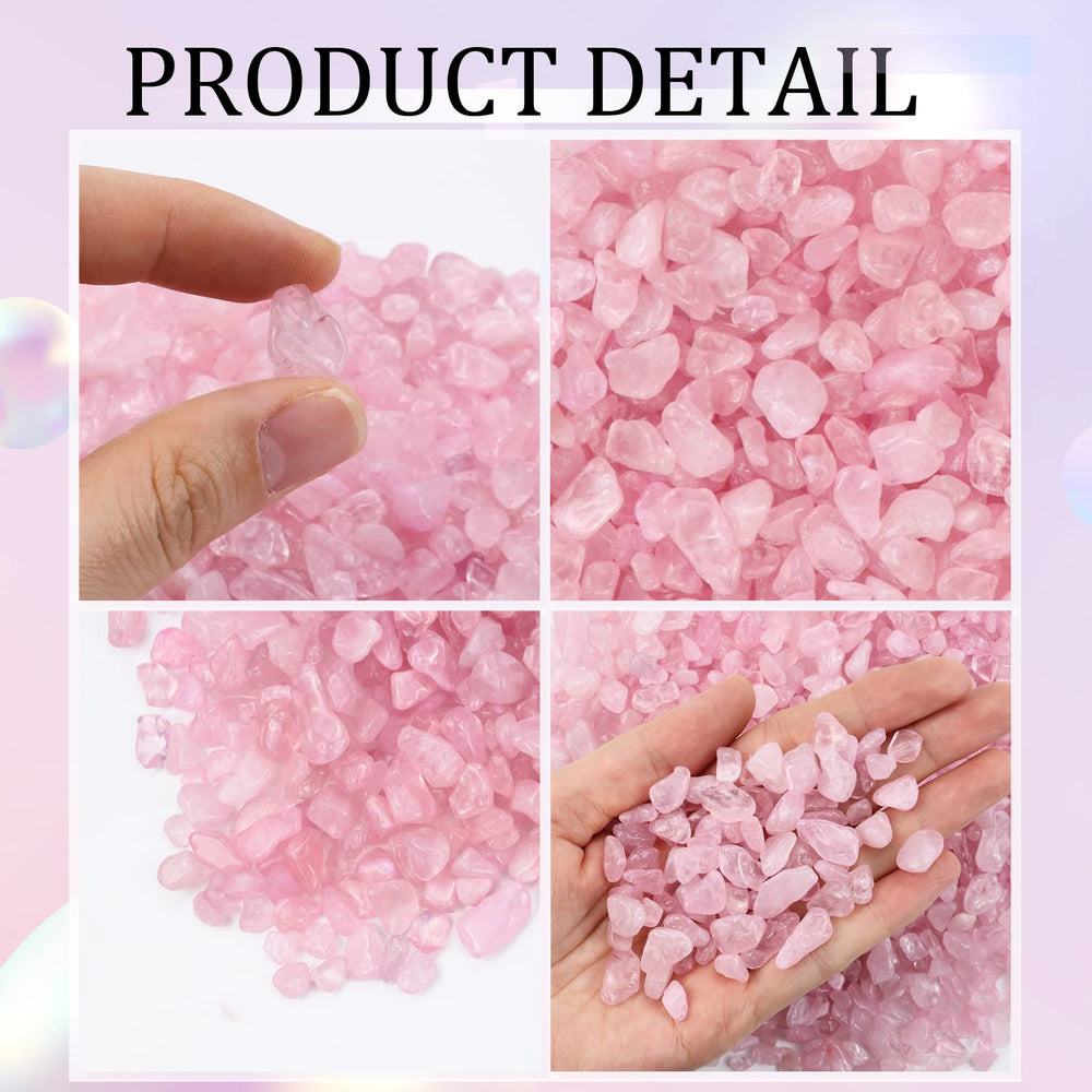 Twdrer quartz rose pour plante, décor naturel et substrat décoratif.