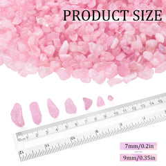 Twdrer quartz rose translucide, parfait pour bijoux et incrustations décoratives.