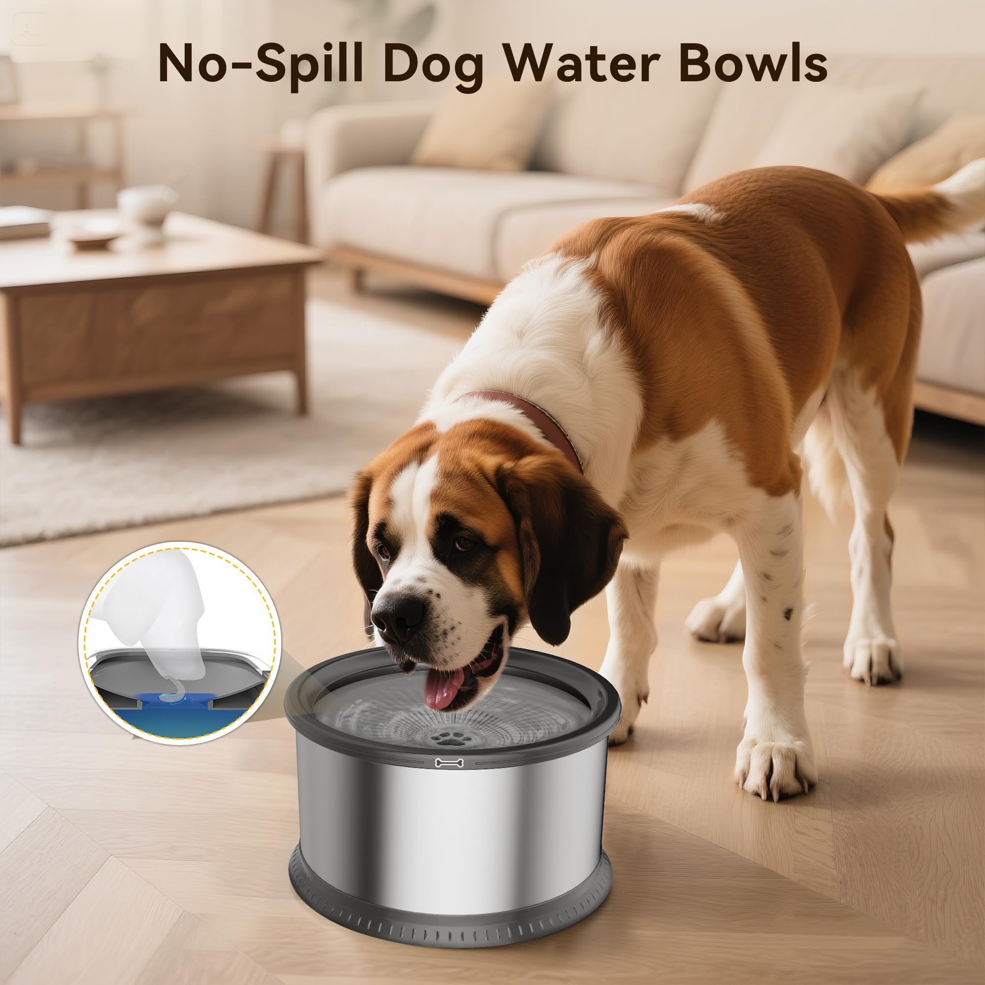 Twinsing bol 3,5L parfait pour foyers multi-animaux.