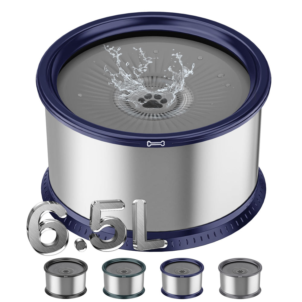 Twinsing bol eau chien en inox capacite 6,5 L ideal pour grands chiens