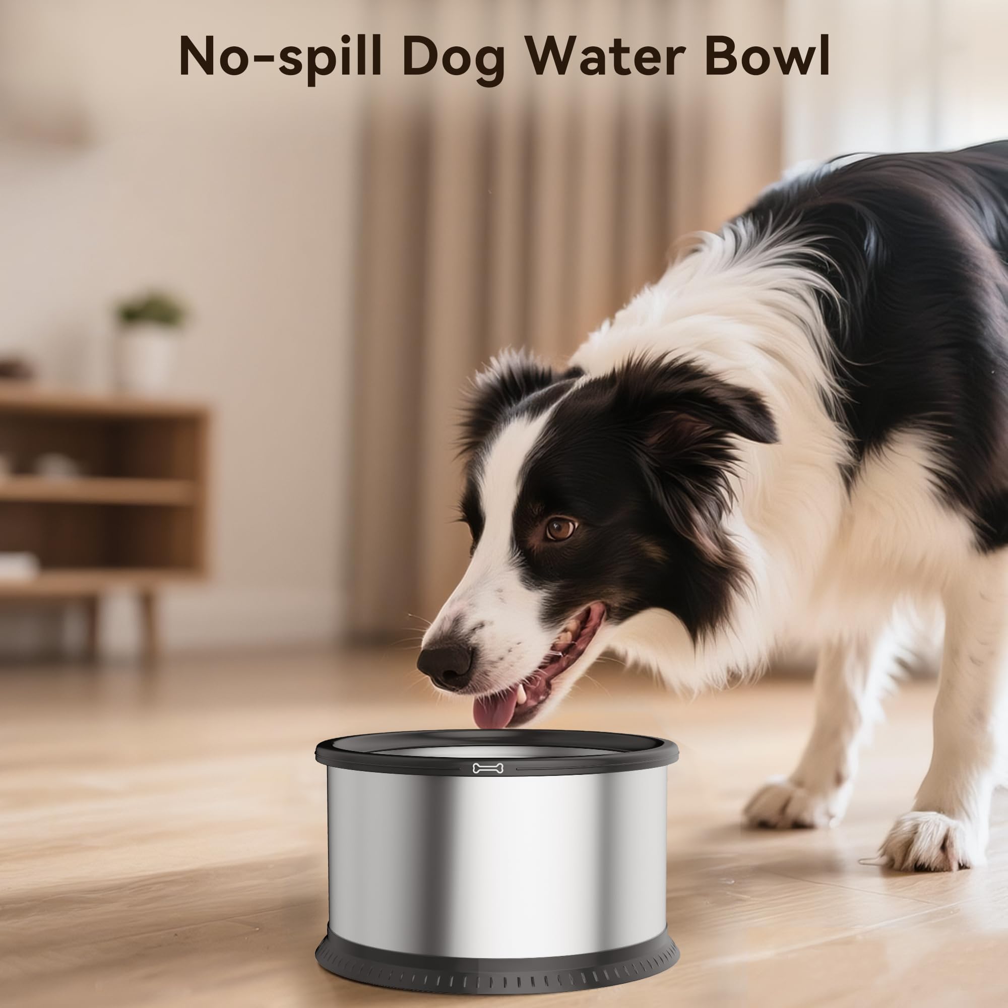 Twinsing eau lente 3,5 L usage quotidien pour chiens.