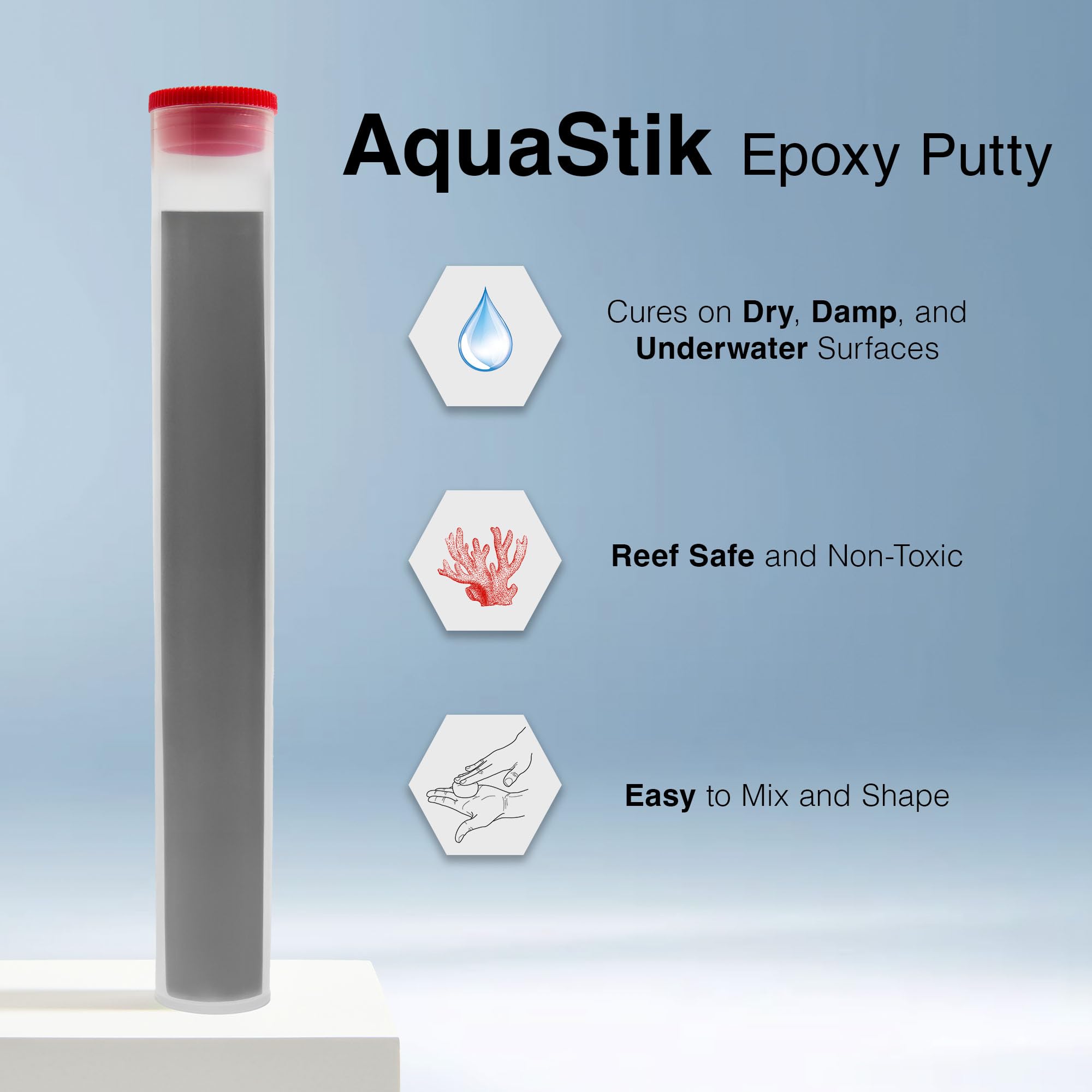 Two Little Fishies Aquastik emballage-conditionnement: emballage compact facilitant le bricolage d'aquarium