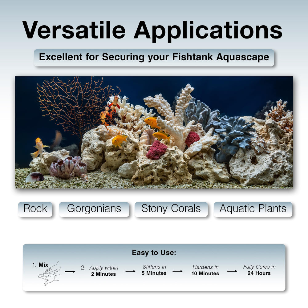 Réparation de pièces de pierre vivante avec Aquastik Rouge.