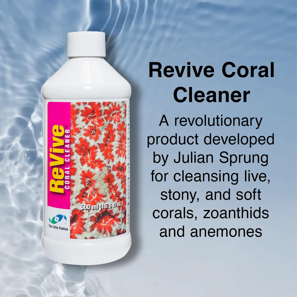 Two Little Fishies ATLRC4 Revive Coral Cleaner, dip prêt à préparer pour les coraux.