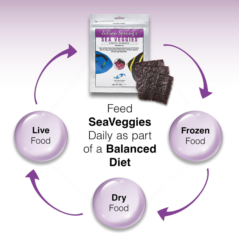 Format prêt à l’emploi Sea Veg-Purple Seaweed faciliter l’ajout dans les repas quotidiens.