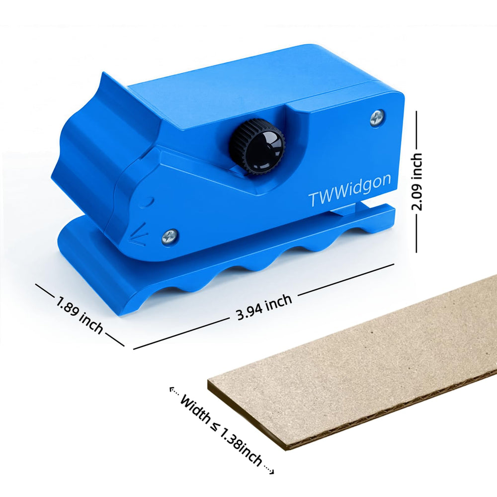 Découpe bandes 1-38pouce avec le coupe-carton TWWidgon.