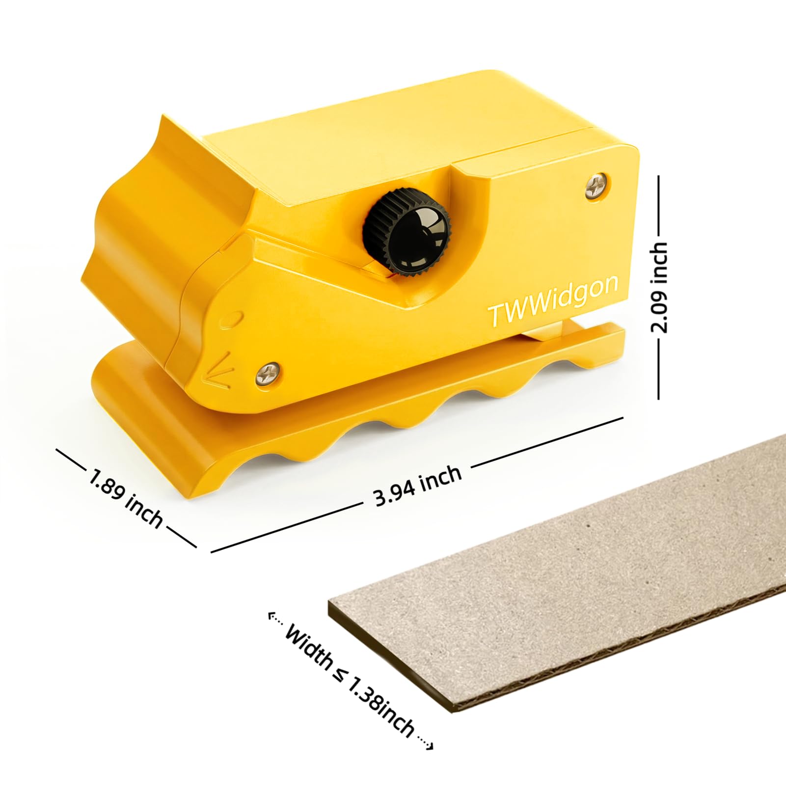 TWWidgon largeur tranche carton 1,38 pouce, coupe nette pour projets.