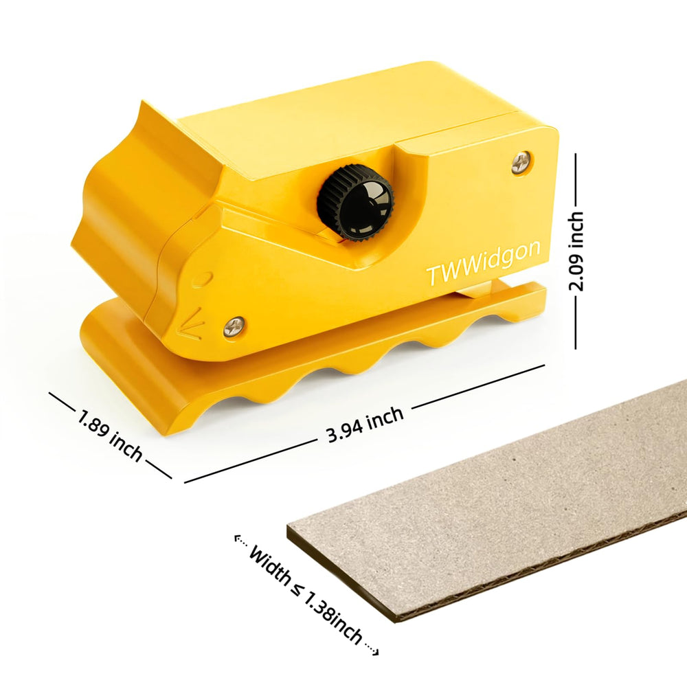 TWWidgon largeur tranche carton 1,38 pouce, coupe nette pour projets.
