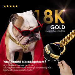 txprodogchains guide des tailles pour cou et tête ajustement sûr.