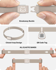 Typecase collier-chat elasticite douce pour un confort durable.