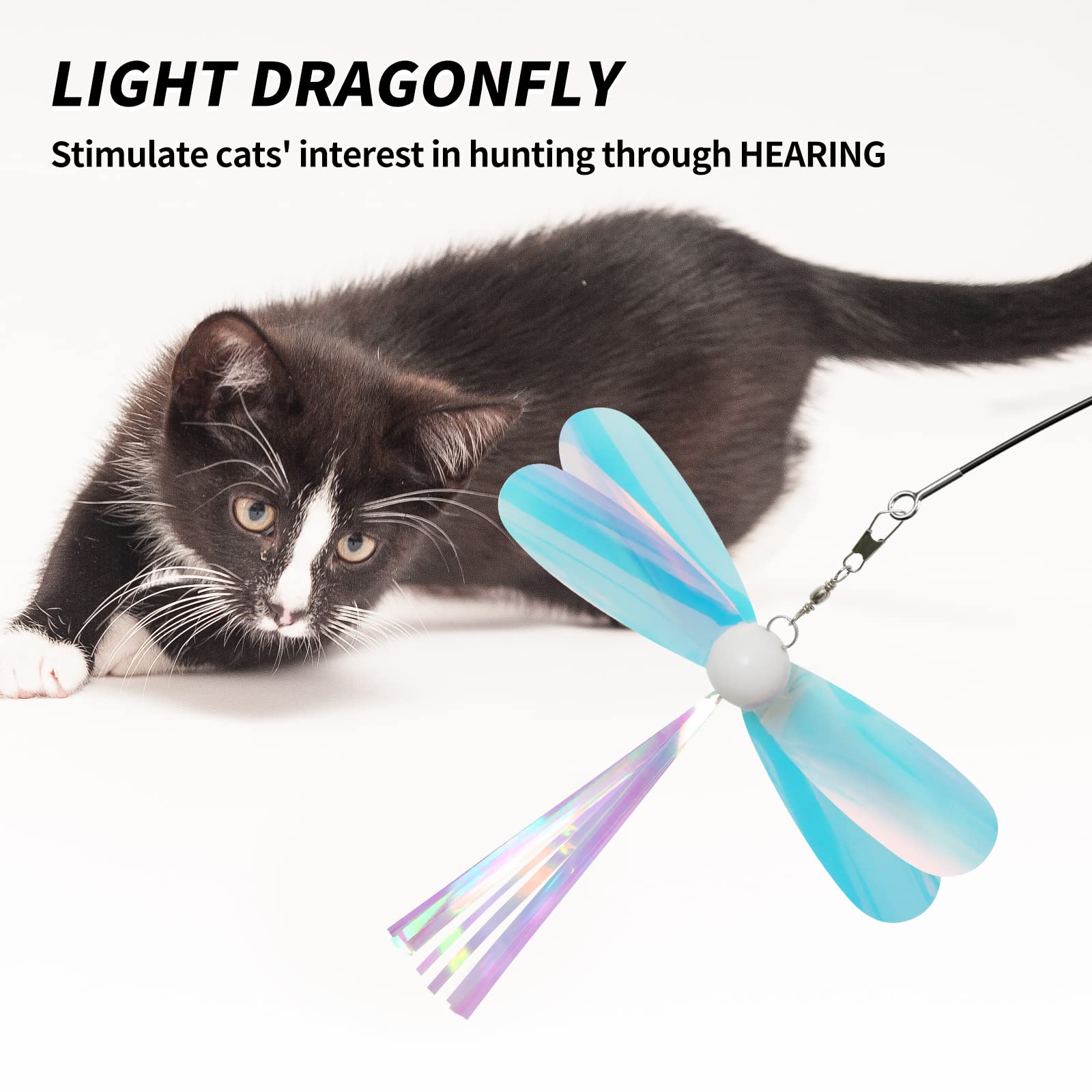 uahpet baton retractable interactif: jeu actif et distance sécurisée