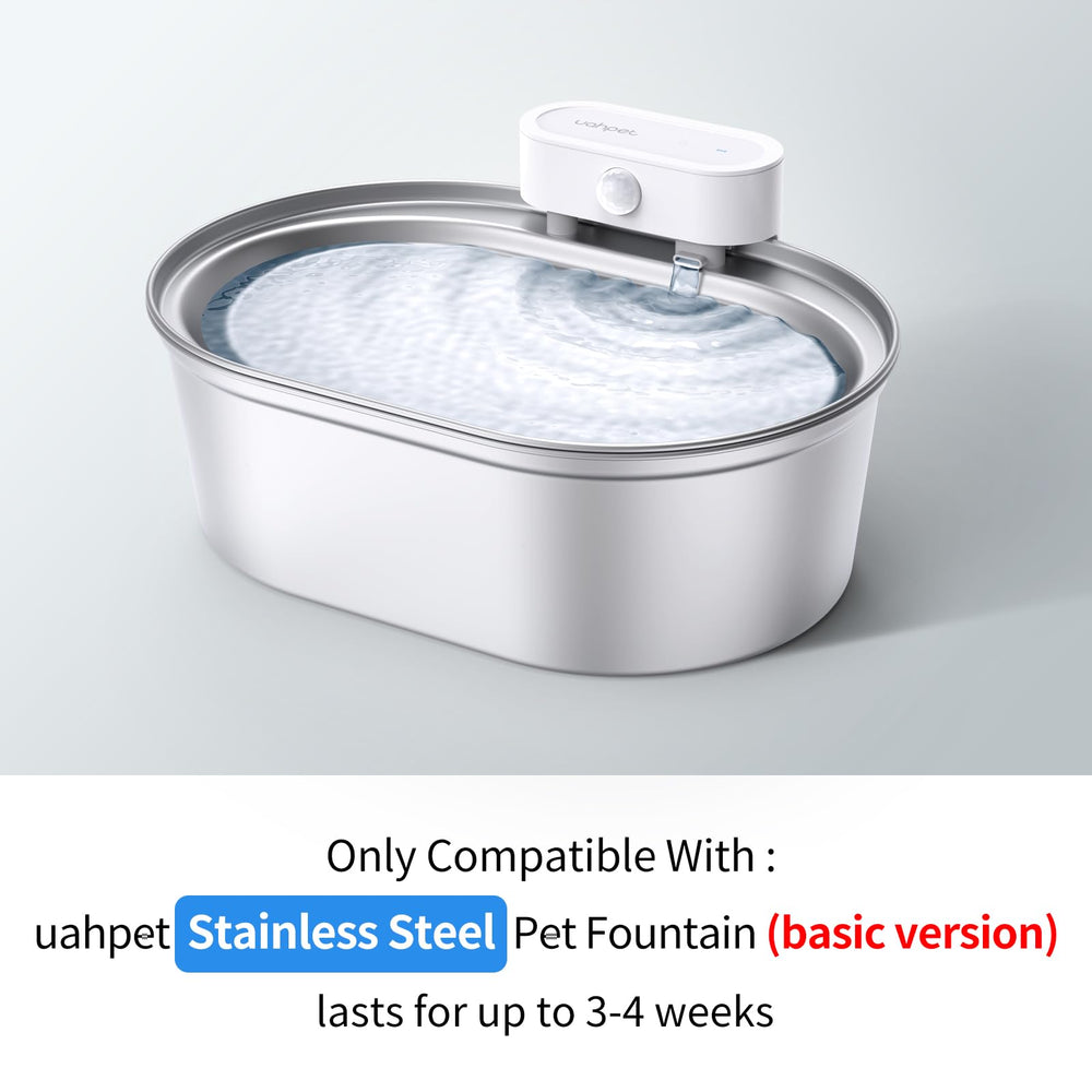 Éponges filtre uahpet pour fontaine chat, entretien facilité.