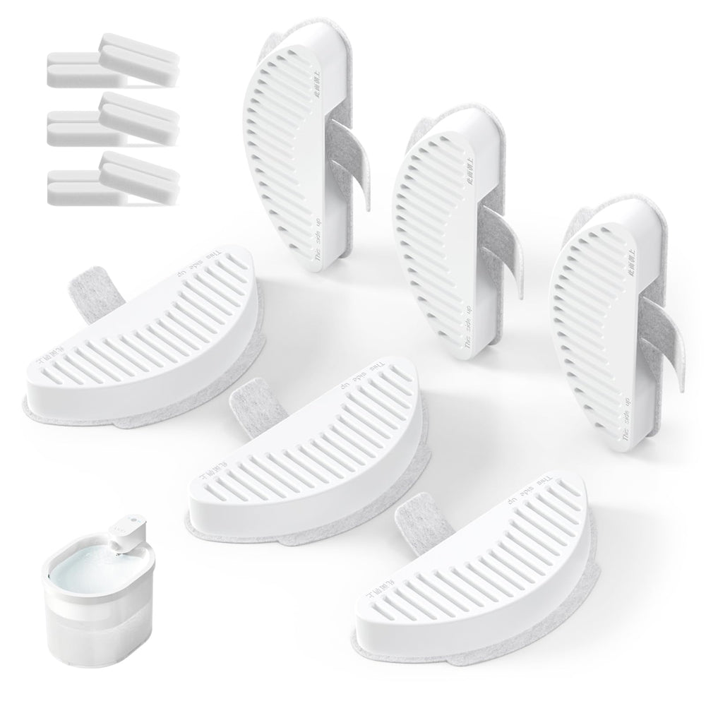 Filtre fontaine uahpet 67oz montrant la tête du produit et son impact sur l’eau