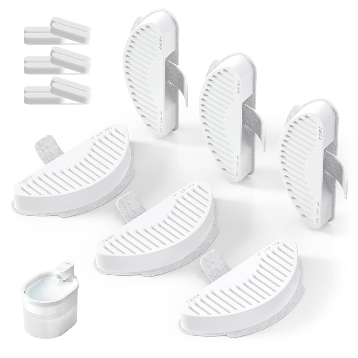 Filtre fontaine uahpet 67oz montrant la tête du produit et son impact sur l’eau