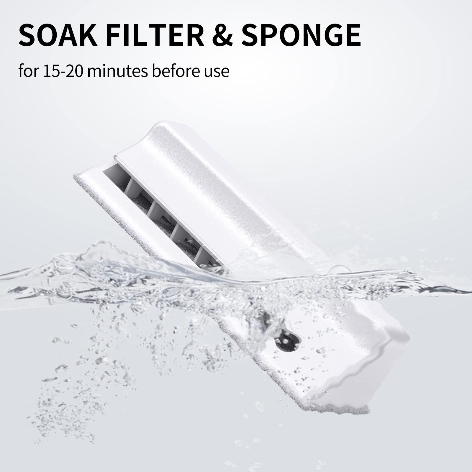 Installation facile: insérer le filtre uahpet dans votre fontaine.