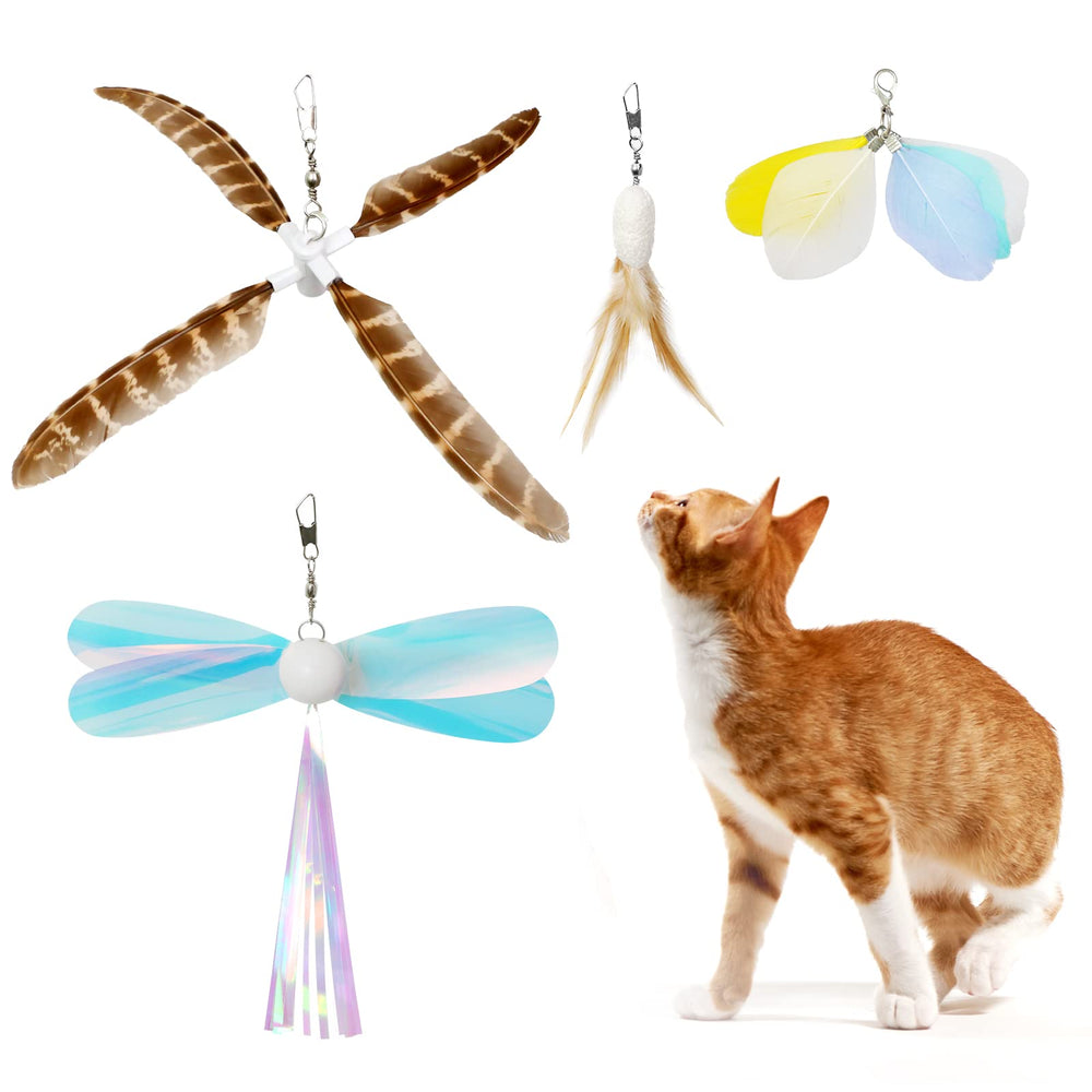 uahpet oiseau flottant: stimule l'instinct de chasse du chat en intérieur