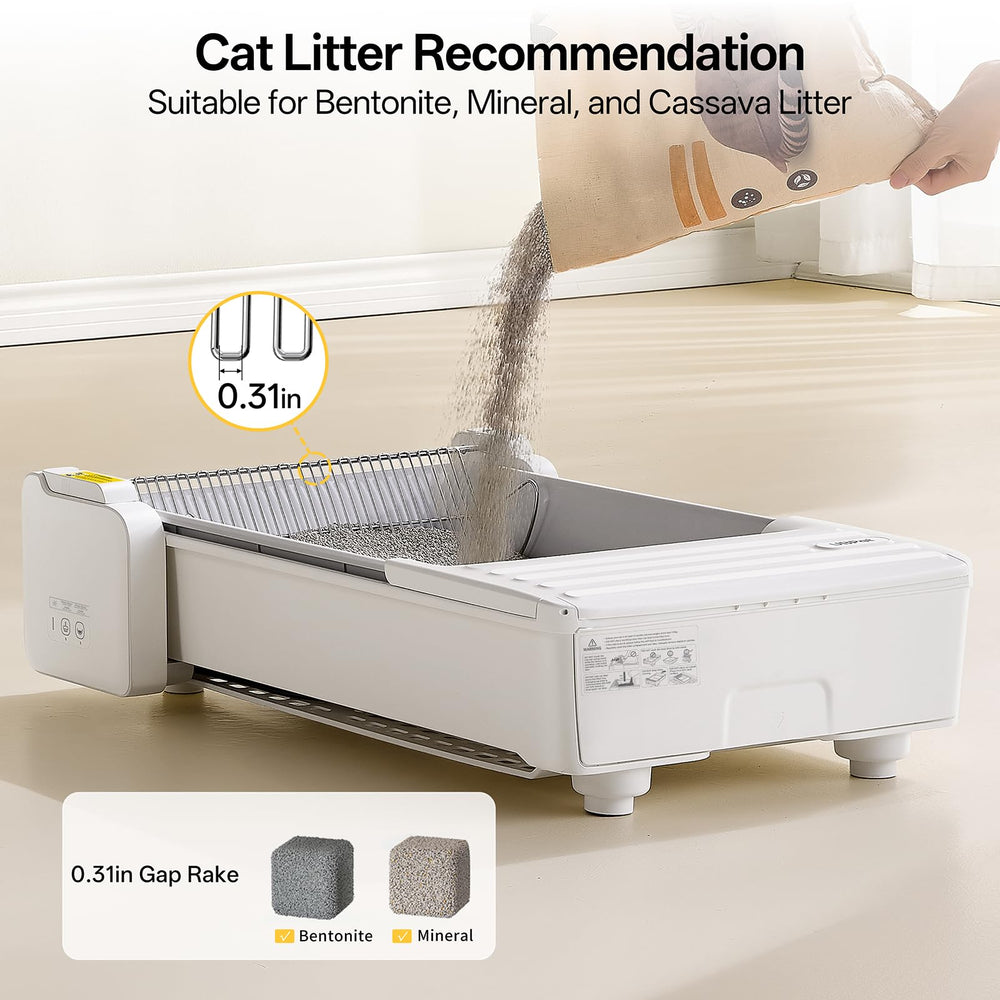 UBPET Grand espace intérieur et ouverture large pour les chats.