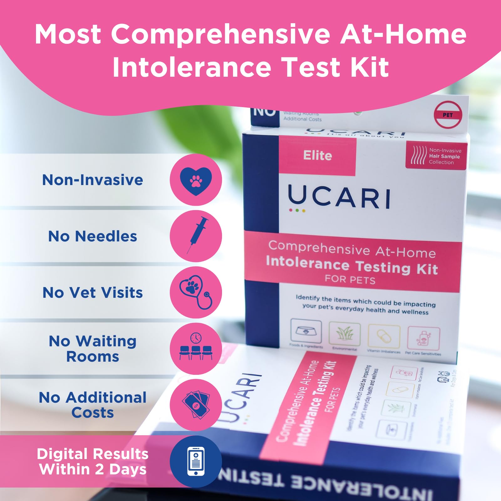 UCARI analyse 1000 substances – aperçu large des sensibilités potentielles.