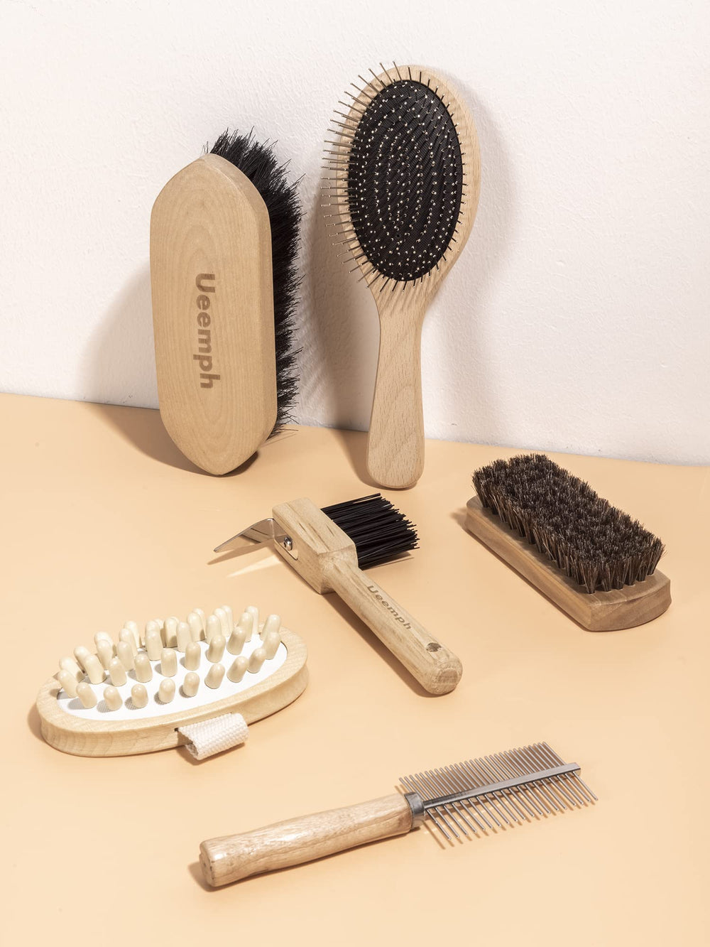 Kit Ueemph – éponge de toilettage douce pour nettoyer le pelage.
