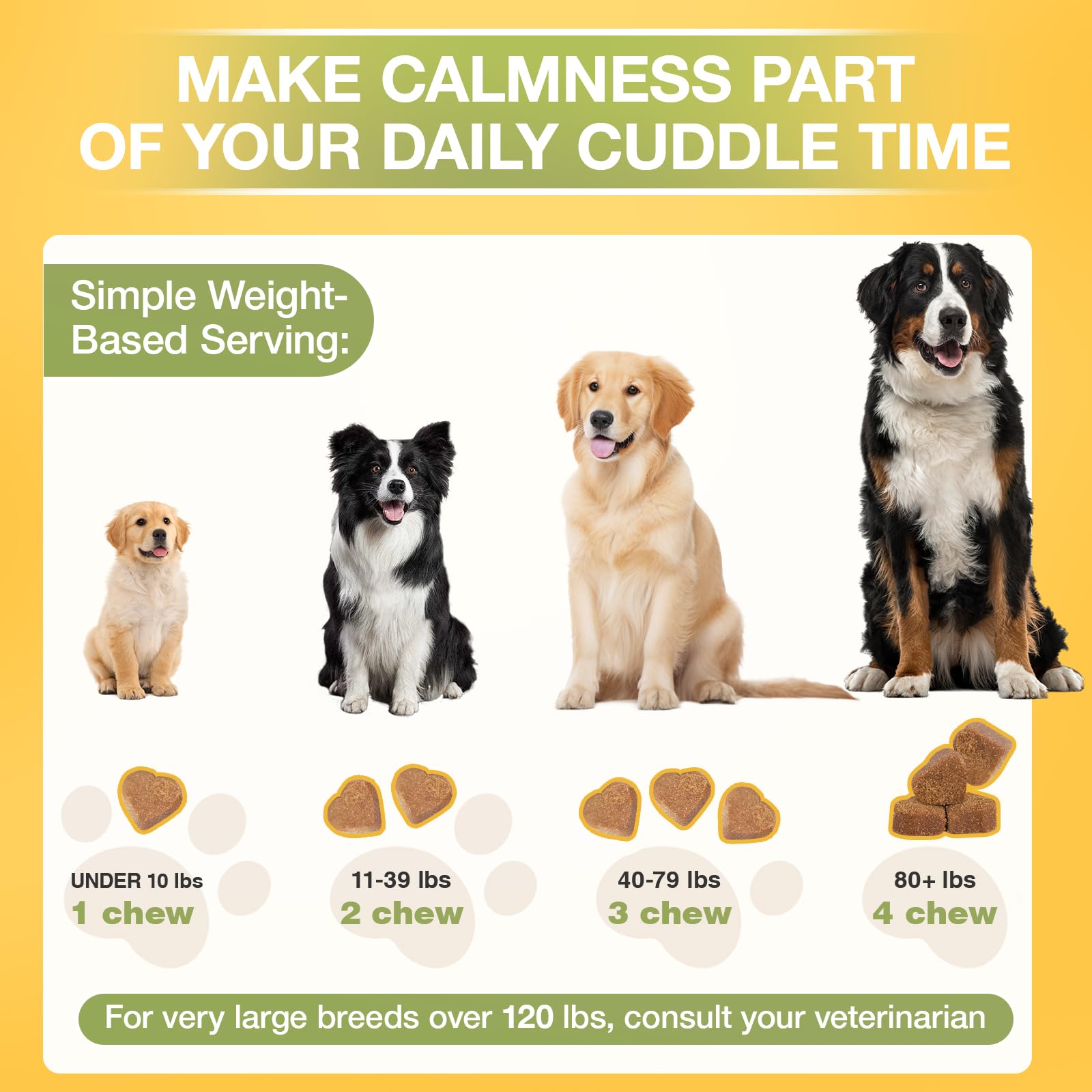 UEOWJET Hemp Calming Chews : pratique lors des feux d'artifice