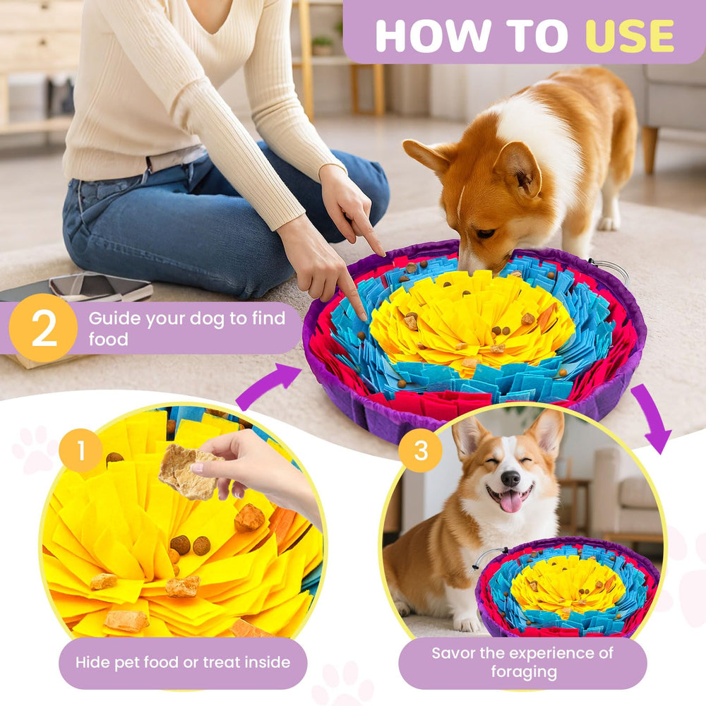 Tapis-snuffle UETZLTB portable, idéal à domicile et en voyage.